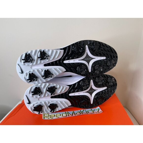 Nike Victory Tour 4 Golf White Black Rory REGULAR WIDTH Mens FZ4155 100 - Picture 5 of 5